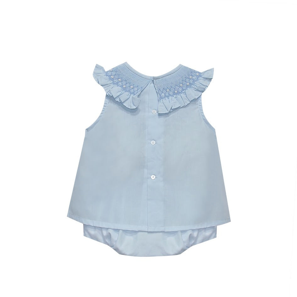 Bluebell Handsmocked Bloomer Set