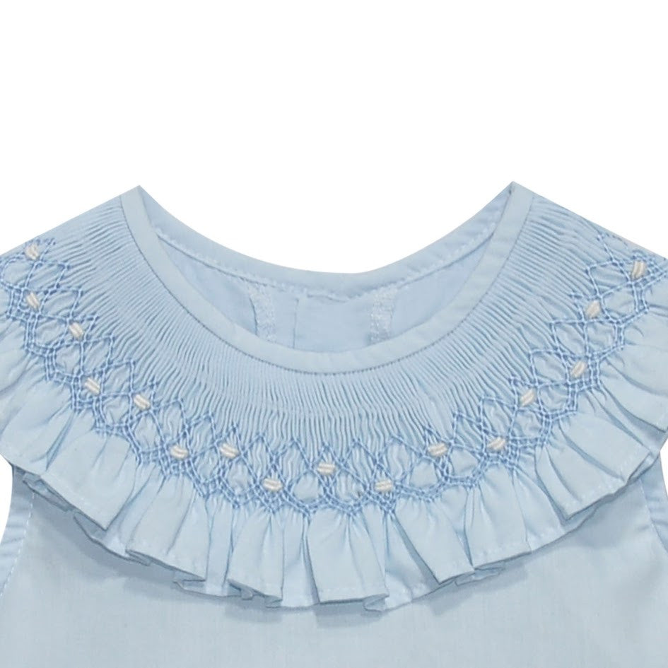 Bluebell Handsmocked Bloomer Set