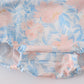 BLUE BLOOM ELEGANCE SMOCKED RUFFLE BUBBLE