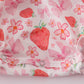 PINK STRAWBERRY PRINT BOW BUBBLE