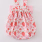 PINK STRAWBERRY PRINT BOW BUBBLE