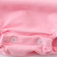 PINK FLAG EMBROIDERY RUFFLE BUBBLE