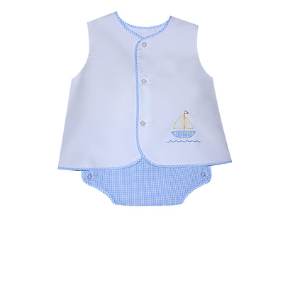 Mason Diaper Set - Sailboat.