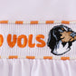 ORANGE TENNESSEE GO VOLS EMBROIDERY SMOCKED BLOOMER SET