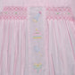 PInk Handsmocked Birthday Heirloom Dress