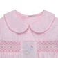 PInk Handsmocked Birthday Heirloom Dress