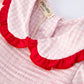 Girls' Plaid Smocked Strawberry Applique Dress