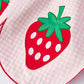 Girls' Plaid Smocked Strawberry Applique Dress
