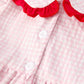 Girls' Plaid Smocked Strawberry Applique Dress