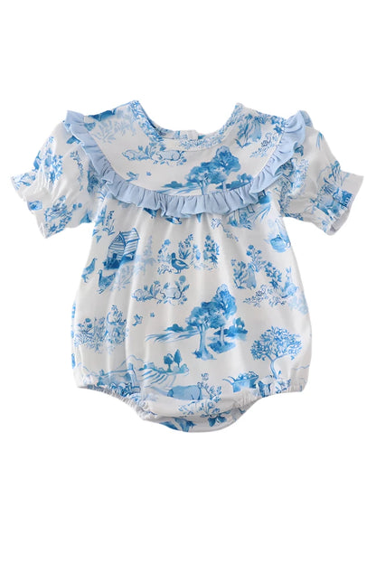 BLUE FARM PRINT BUBBLE