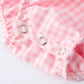 Baby Girls Summer Crocodile Embroidered Smocked Romper
