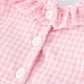 Baby Girls Summer Crocodile Embroidered Smocked Romper