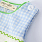 Baby Boys Summer Crocodile Embroidered Smocked Romper