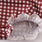 Maroon Bulldog  Gameday Plaid Bubble