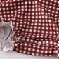 Maroon Bulldog  Gameday Plaid Bubble
