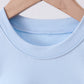 BLUE CHARACTER EMBROIDERY SHORTS SET