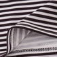 BLACK GEORGIA EMBROIDERY STRIPE BUTTON DOWN SHIRT