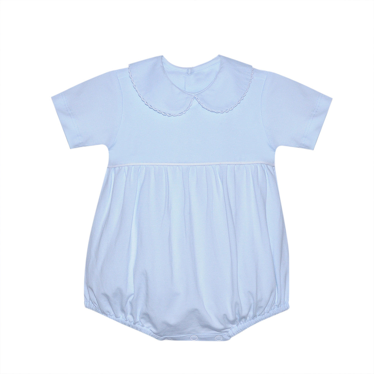 Brady Bubble - Blue w/ White Picot