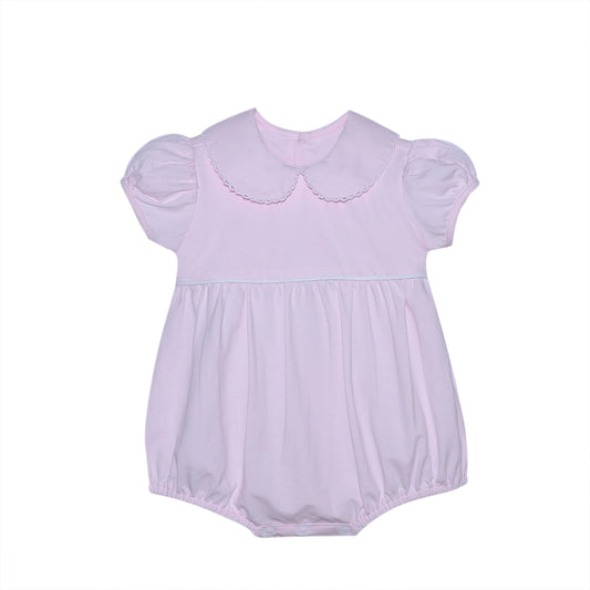 Brady Bubble - Pink w/ White Picot