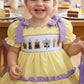 Handsmocked Party Animal Short Set