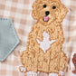 GINGHAM PUPPY EMBROIDERY BOY JONJON