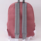 RED ALABAMA EMBROIDERY GINGHAM BACKPACK