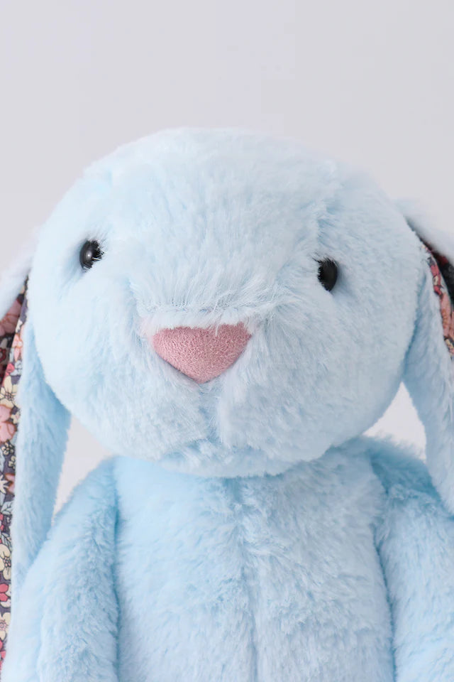 PLUSH BUNNY-Blue floral