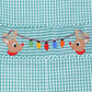 Smocked Reindeer Bubble with Christmas Lights-boy