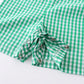 St. Patrick's Day Boys' Shamrock Embroidery Smocked Sleeveless Romper
