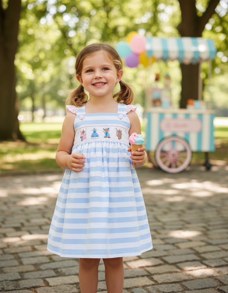 Handsmocked Bippity Bippity Dress
