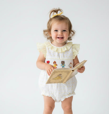 BEAST CHARACTER HAND SMOCKED RUFFLE BUBBLE