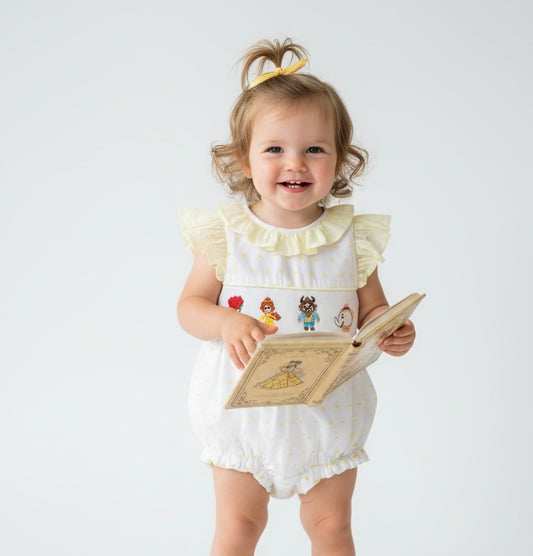 BEAST CHARACTER HAND SMOCKED RUFFLE BUBBLE