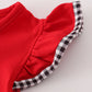 RED GEORGIA BULLDOG SEQUIN BUBBLE