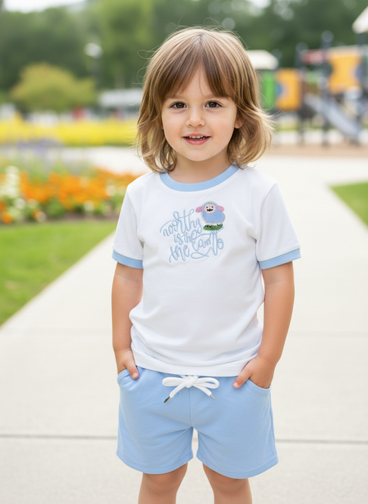 Worth is the Lamb Short Set