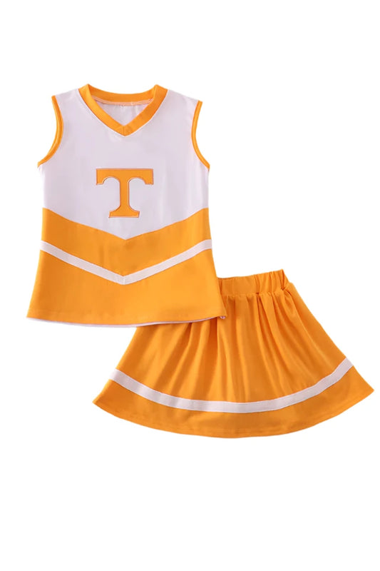 TENNESSEE EMBROIDERY CHEER SKORTS SET