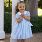 Asher Smocked Blue Dress
