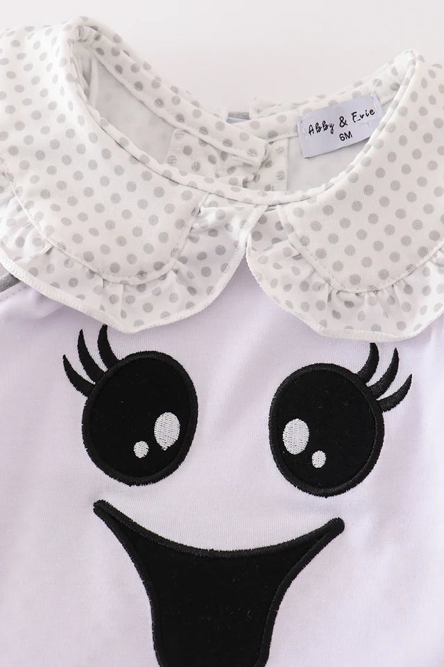 WHITE SPOOKY GHOST GIRL BUBBLE SET