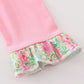 PINK PUMPKIN APPLIQUE GIRL SET