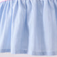BLUE SAILBOAT EMBROIDERY JACQUARD BLOOMER SET