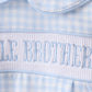 BLUE LITTLE BROTHER SMOCKED BUBBLE