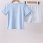 BLUE BIG BROTHER EMBROIDERY SHORTS SET