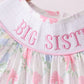FLORAL PRINT BIG SISTER SMOCKED RUFFLE DRESS