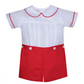 Owen Red Button Short