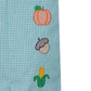 Green Gingham Boys Fall Romper