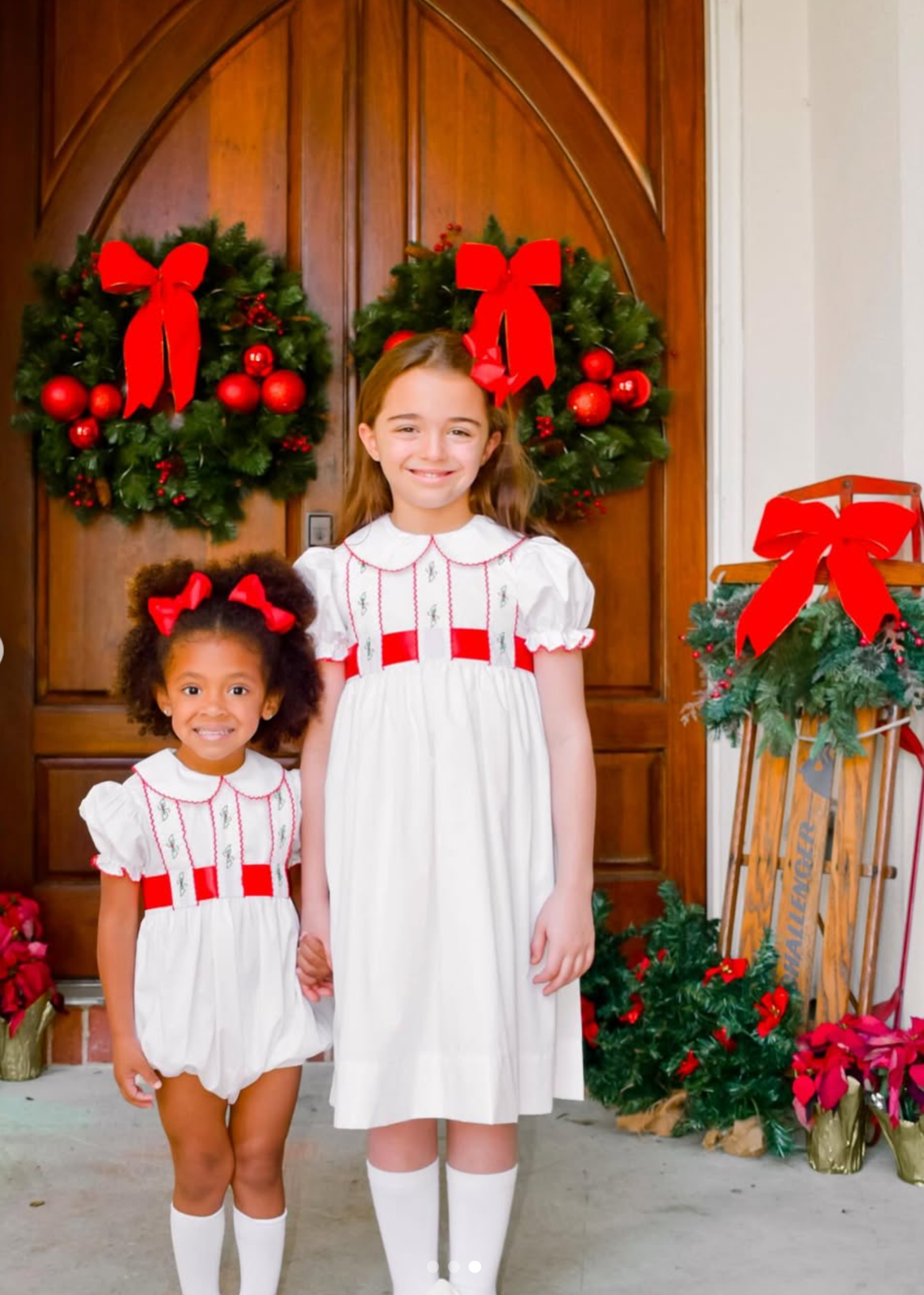 Heirloom Girl Bubble-Christmas Hollies POPPIBLUE Heirloom Girl Bubble-Christmas Hollies POPPIBLUE