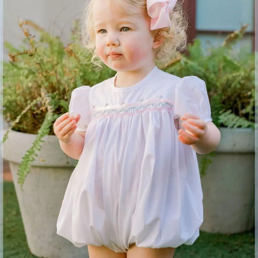 Frances White Ribbon Girl Bubble