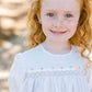 Frances White Ribbon Girl Bubble