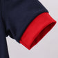 NAVY PUPPY FIREWORKS APPLIQUE BUBBLE