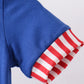BLUE 1776 FLAG EMBROIDERY BUBBLE