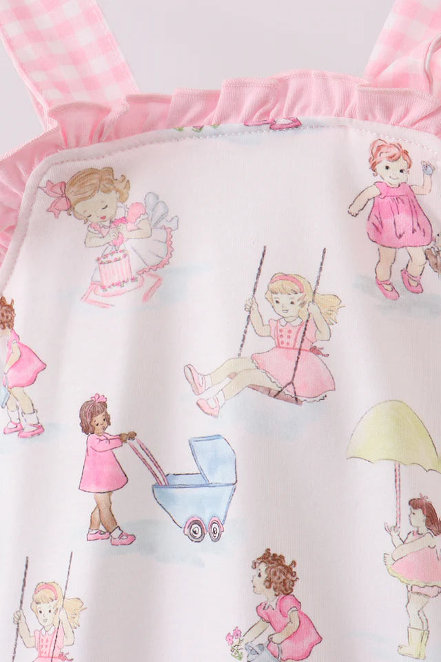 PINK ALL DAY ADVENTURE RUFFLE BUBBLE